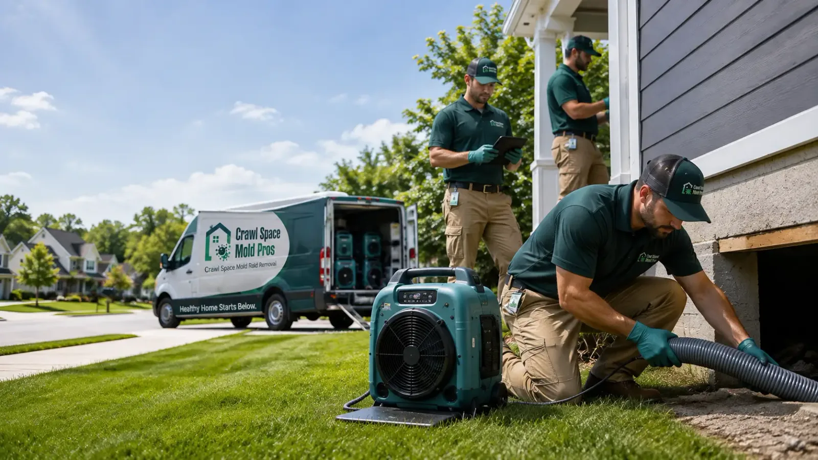 Crawl Space Mold Removal in Windham, NH
